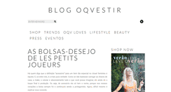 Desktop Screenshot of blog.oqvestir.com.br